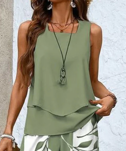 Rosalind | Elegant Two-Piece Set - green