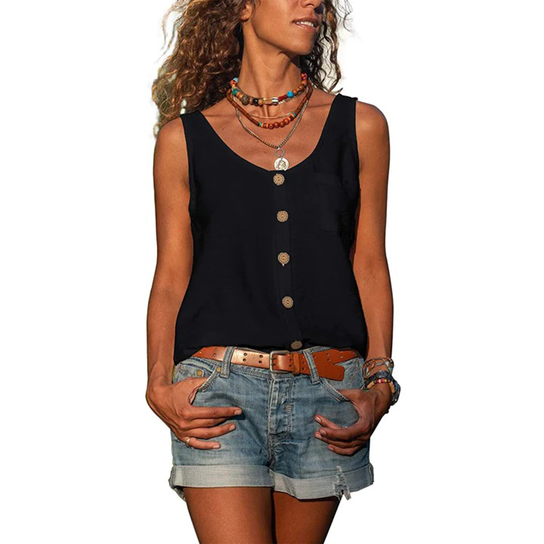 Alexandra™ | Casual Sleeveless Top with Loose Fit