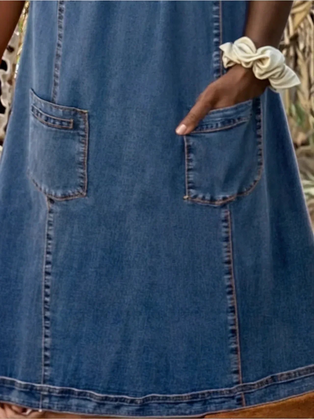 Sara | Soft Denim Dress