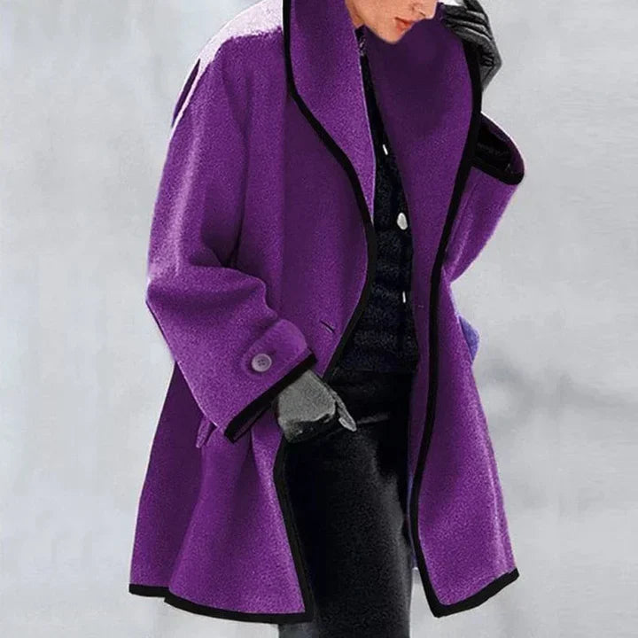 Amelia™ | Stylish Double-Breasted Wool Coat