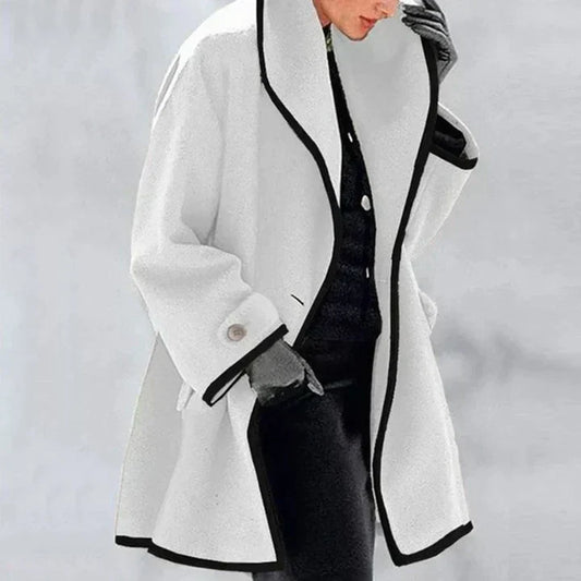 Amelia™ | Stylish Double-Breasted Wool Coat