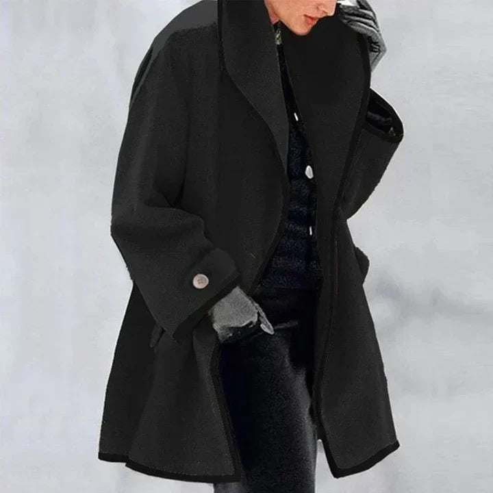Amelia™ | Stylish Double-Breasted Wool Coat